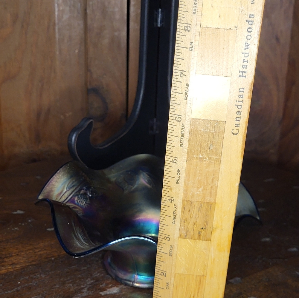 Fenton Carnival Glass Hat Bowl - Picture 5 of 13